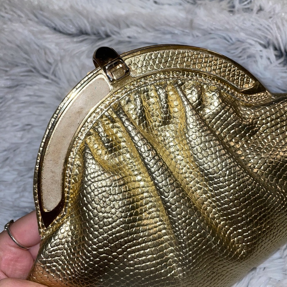 Ashneil Gold Rhinestone Clutch - Picture 5 of 5